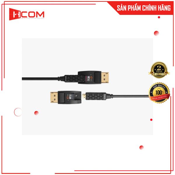 Cáp quang mini DisplayPort 1.2 OPTICIS 30m DPFC-200D-30