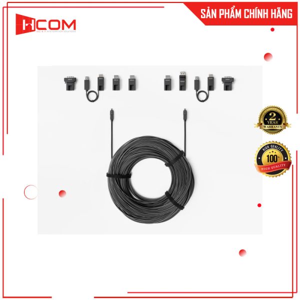Cáp quang micro HDMI 2.0 SAMJIN 10m DHD20-AA-K10