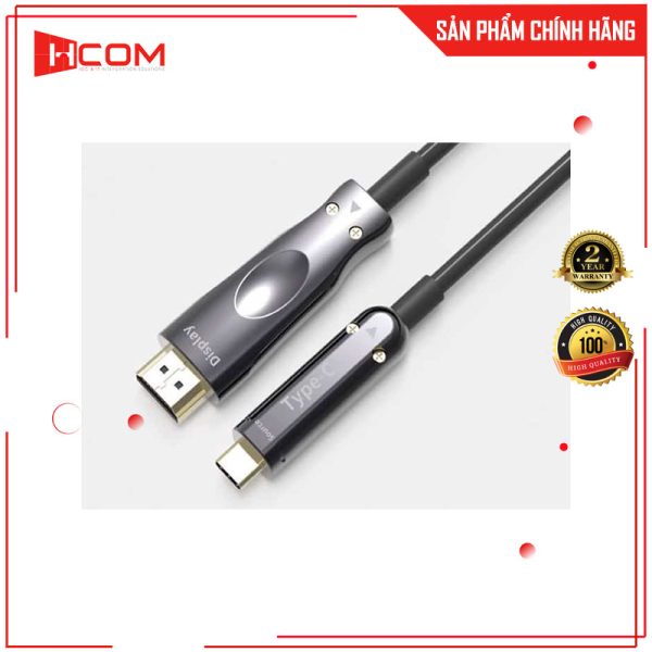 Cáp quang chuyển đổi Tpye-C to HDMI Chibi 5M, 10M, 15M, 20M, 30M, 50M, 70M và 100M
