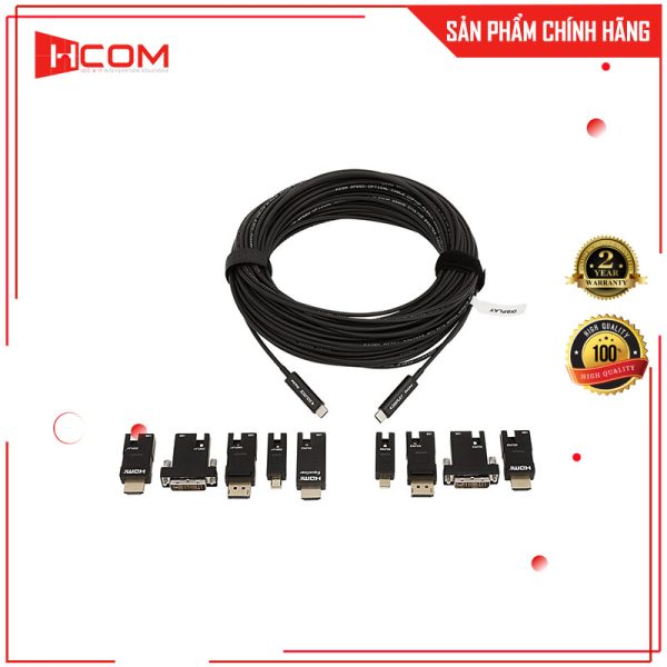 Cáp DisplayPort 1.2 Lusem Sợi Quang 80M