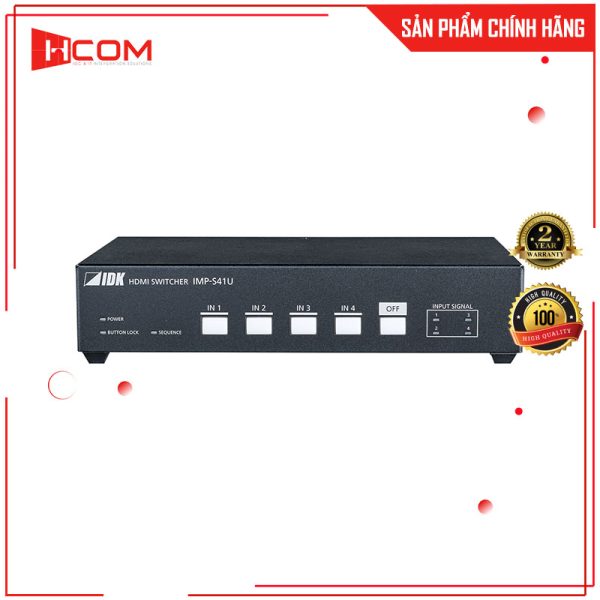 Thiết bị switcher HDMI IDK IMP-S41U