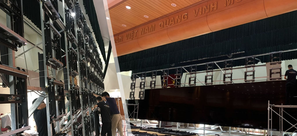 Dự án 55 màn hình ghép