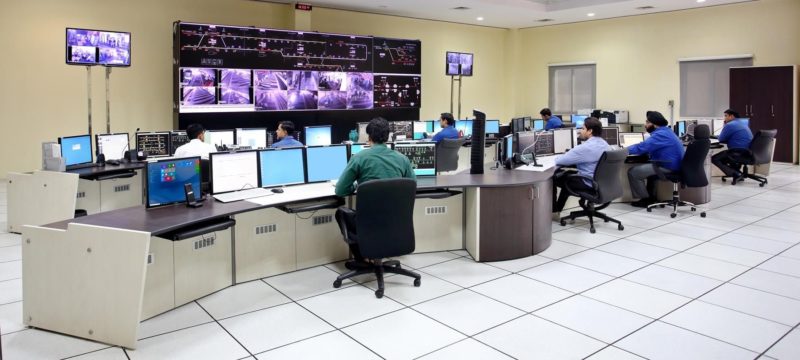 Màn hình barco lắp tại phòng vận hành S&T tại Rapid Metro Rail